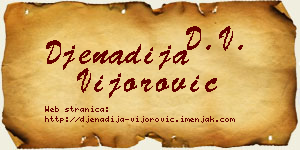 Đenadija Vijorović vizit kartica